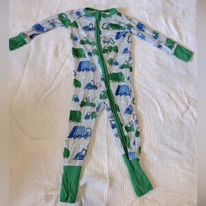 Little Sleepies Zippy Trash Trucks Print